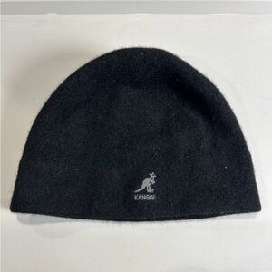 Kangol Winter Watch Cap Beanie Skull Cap Black Wool Men’s OSFM
